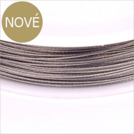 Nerezové lanko 0,38mm šedá cca 60m